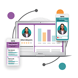 Candidate displayed on recruiting software